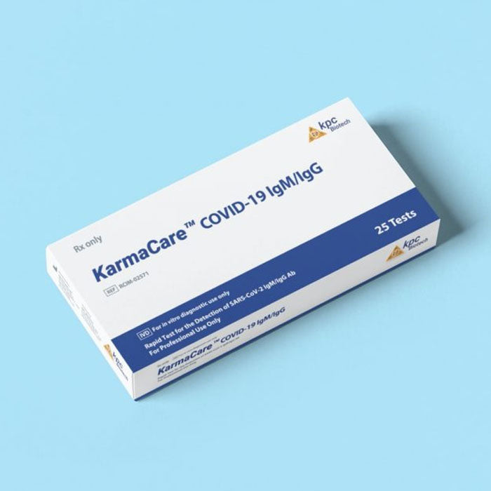 KarmaCare™ COVID-19 IgM/IgG, Rapid Antibody Test (25 tests per kit)